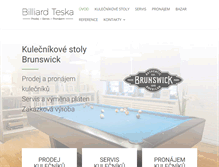 Tablet Screenshot of billiard-brunswick.cz
